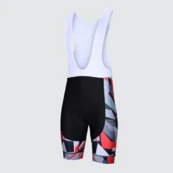 Zone3 Men's Lycra Power Bib Shorts | Black/Red/Grey/White -Zone3 Shop 165.8