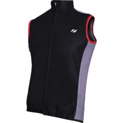Zone3 Men's Windproof Gilet | Black/Red/Grey/White
