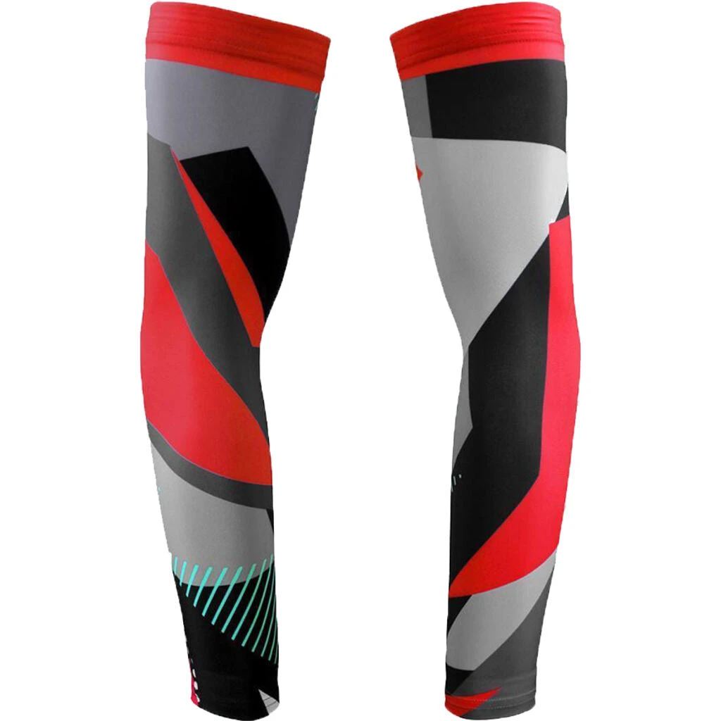 Zone3 Men's Arm Warmers | Black/Red/Grey/White 3 Zone3 Men's Arm Warmers | Black/Red/Grey/White
