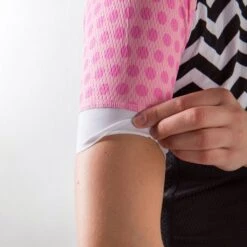 Zone3 Women's Zebra Fly Coolmax Cycle Jersey | Black/White/Pink/Mint -Zone3 Shop 168.6