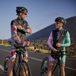 Zone3 Women's Zebra Fly Windproof Gilet | Black/White/Pink/Mint -Zone3 Shop 170.3