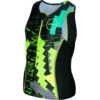 Zone3 Kids Digital Print Tri Top | Black/Yellow/Lime -Zone3 Shop 172.1