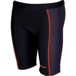 Zone3 Kids Adventure Tri Shorts | Black/Neon Orange