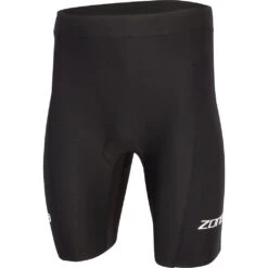 Zone3 Men's Lava Long Distance Shorts | Black/Red/White
