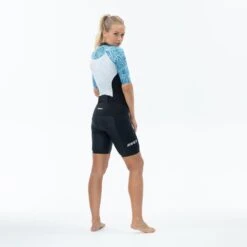 Zone3 Women's Lava Long Distance Top | Black/White/Green -Zone3 Shop 49.1.4