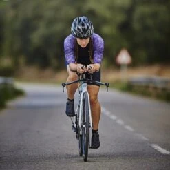 Zone3 Women's Lava Short Sleeve Trisuit | Black/Purple/Gold -Zone3 Shop 53.1.3