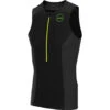 Zone3 Men's Aquaflo Plus Tri Top | Black/Neon Green -Zone3 Shop 60.1.1