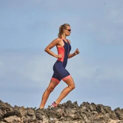 Zone3 Women's Aquaflo Plus Tri Top | Navy/Coral 10 Zone3 Women's Aquaflo Plus Tri Top | Navy/Coral -Zone3 Shop 66.1.4