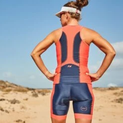 Zone3 Women's Aquaflo Plus Tri Shorts | Navy/Coral 11 Zone3 Women's Aquaflo Plus Tri Shorts | Navy/Coral -Zone3 Shop 67.1.4
