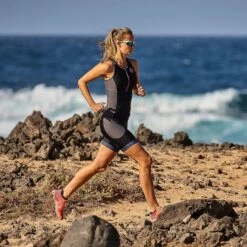 Zone3 Women's Aquaflo Plus Tri Shorts | Black/Grey/Neon Pink -Zone3 Shop 69.1.4