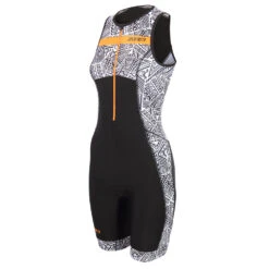 Zone3 Activate+ Trisuit -Zone3 Shop Zone3 Triwear Activate 2B Womens Cutout Trisuit Kona Front