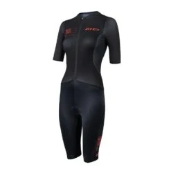Zone3 Aeroforce-X II Womens Short Sleeve Trisuit - Black