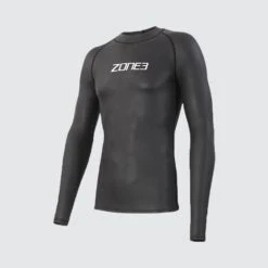 Zone3 Neoprene Long Sleeve Mens Under Wetsuit Baselayer - Black