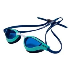 Zone3 Viper Speed Tinted Swimming Goggles Blue Turquoise White