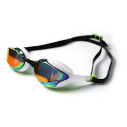 Zone3 Volaire Streamline Racing Mirror Swimming Goggles White Lime