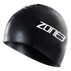 Zone3 Silicone Swimming Cap Black