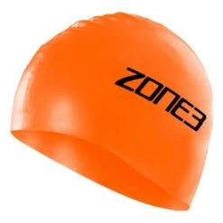 Zone3 Silicone Swimming Cap Orange