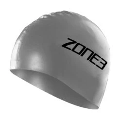 Zone3 Silicone Swim Cap - 48g -Zone3 Shop swim cap silver