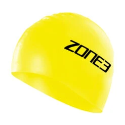Zone3 Silicone Swim Cap - 48g -Zone3 Shop swim cap yellow