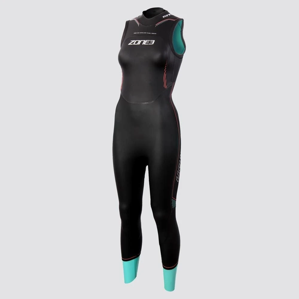 Zone3 Zone 3 Sleeveless Vision Womens Swimming Wetsuit - Black 6 Zone3 Zone 3 Sleeveless Vision Womens Swimming Wetsuit - Black - Image 4