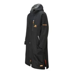 Zone3 Oversized Polar Fleece Parka Bathrobe Black Orange -Zone3 Shop z3 cw21uofp101 003
