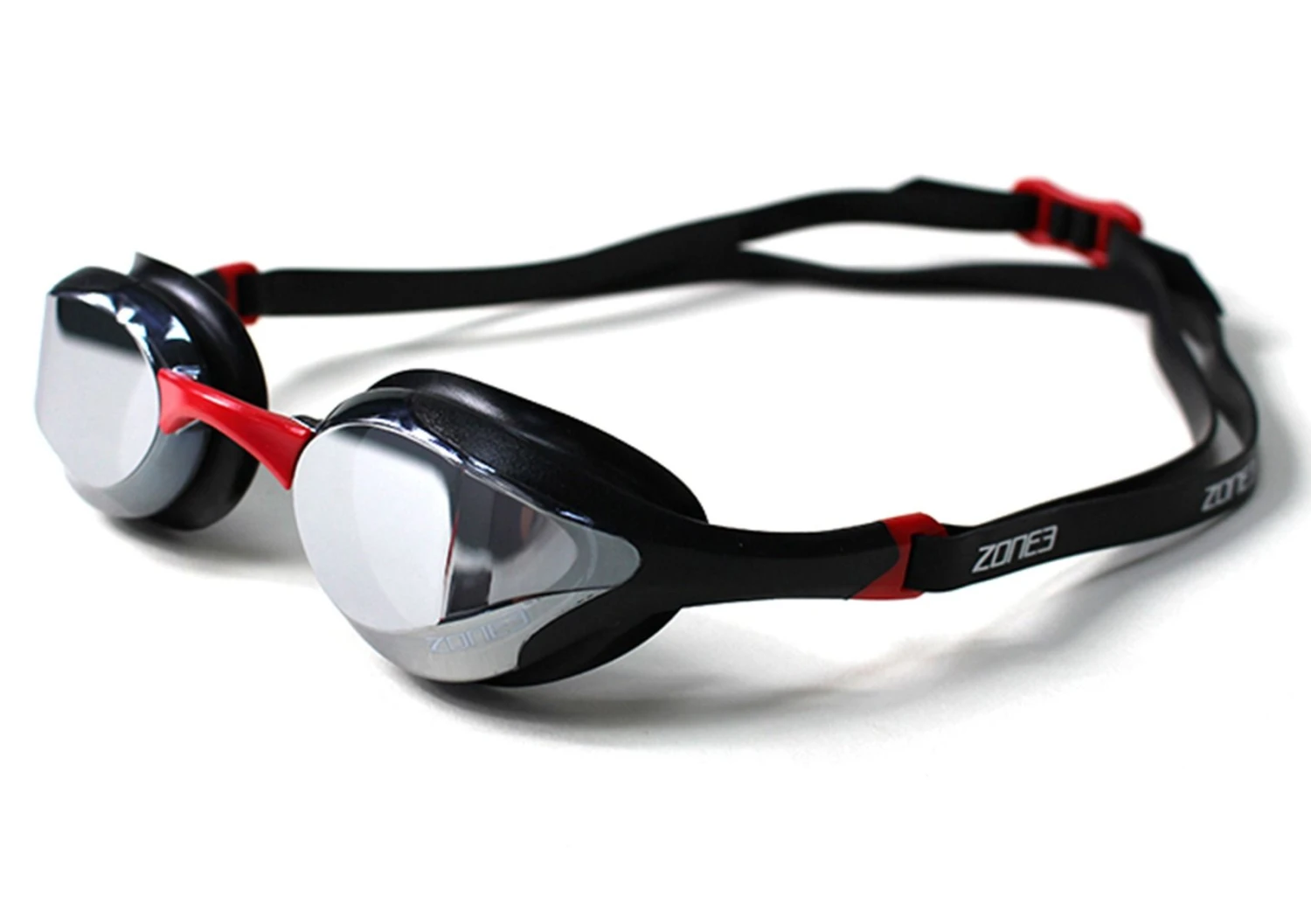 Zone3 Zone 3 Volare Streamline Racing Swim Goggles - Black/Red