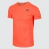 Zone3 Activ Lite Mens T-Shirt - Neon Orange/ Petrol