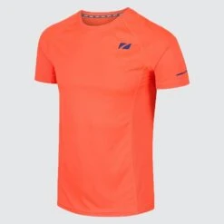 Zone3 Activ Lite Mens T-Shirt - Neon Orange/ Petrol